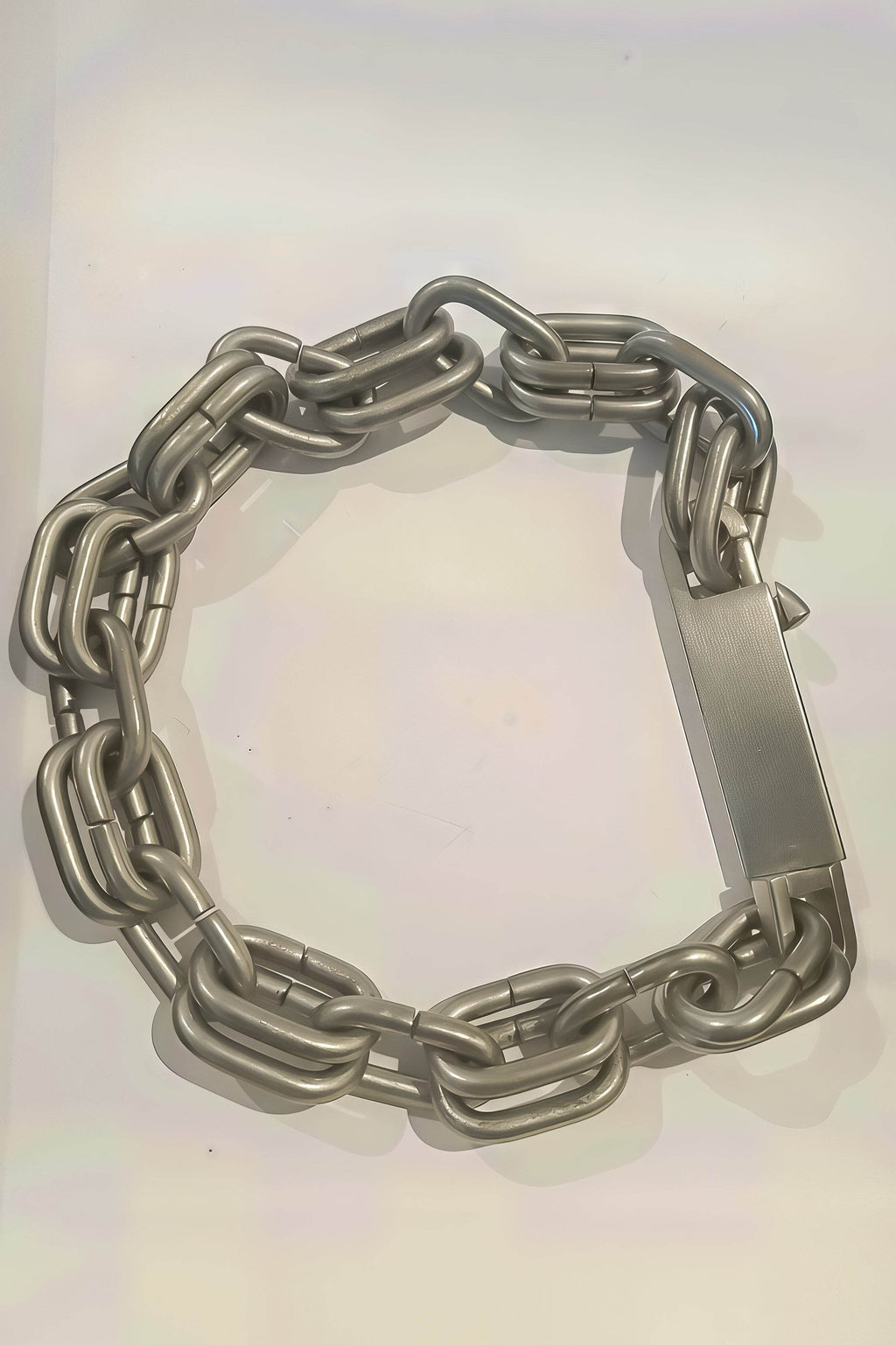 Chunky Metal Chain Necklace - Industrial Unisex Statement Piece - URBANPICK FASHION