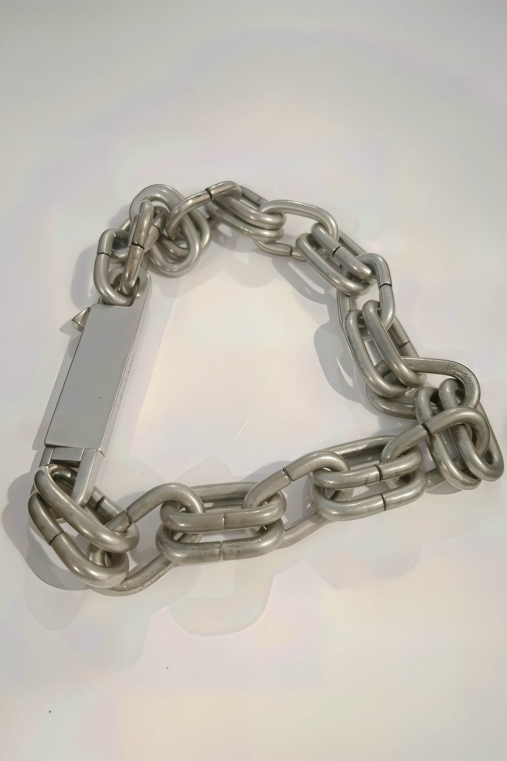 Chunky Metal Chain Necklace - Industrial Unisex Statement Piece - URBANPICK FASHION