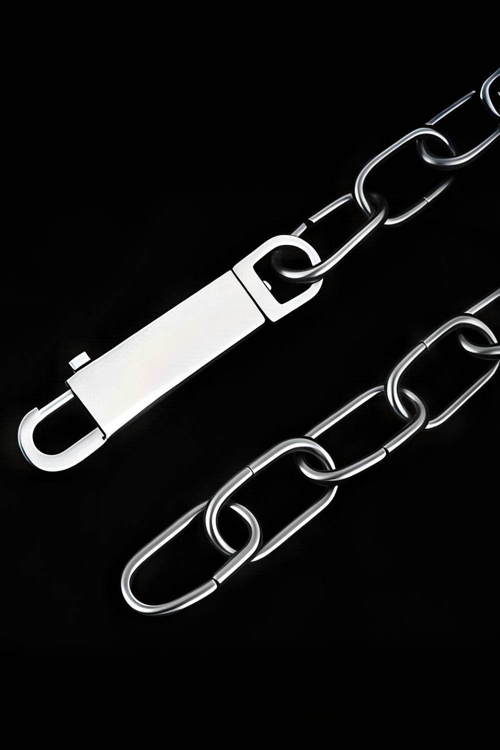 Chunky Metal Chain Necklace - Industrial Unisex Statement Piece - URBANPICK FASHION