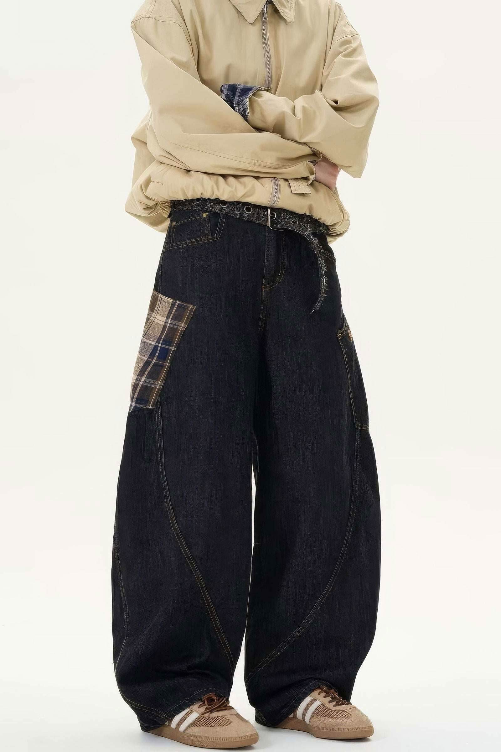 Crossover Stitch Denim - URBANPICK FASHION