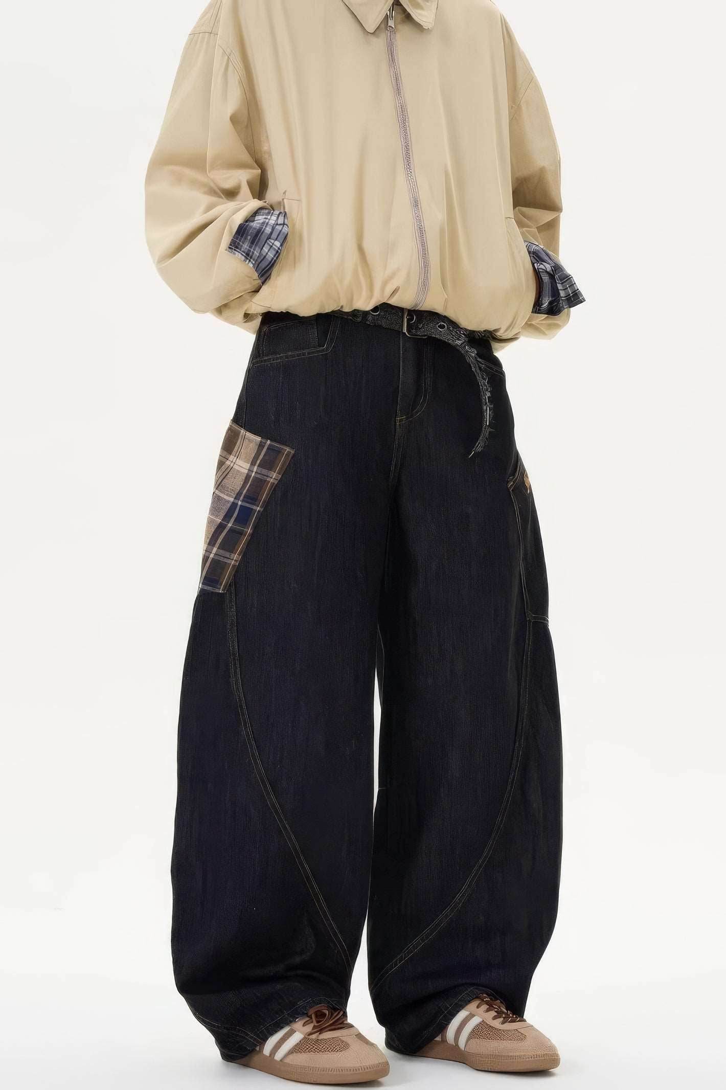 Crossover Stitch Denim - URBANPICK FASHION