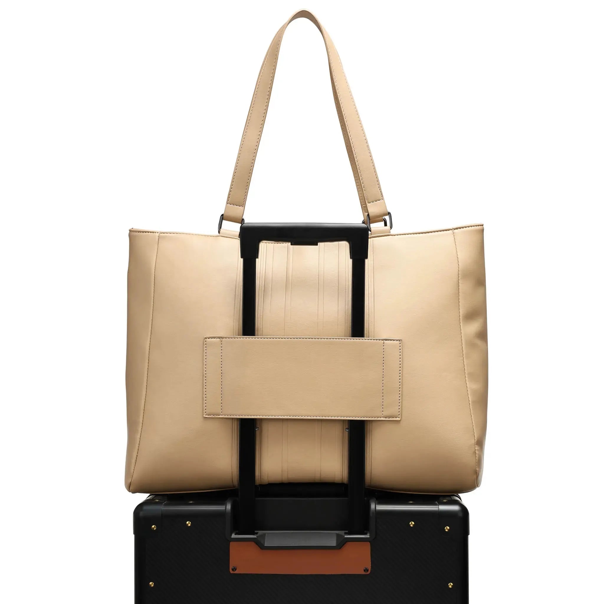 Roamer 24L Vegan Leather Weekender Tote Bag - URBANPICK FASHION