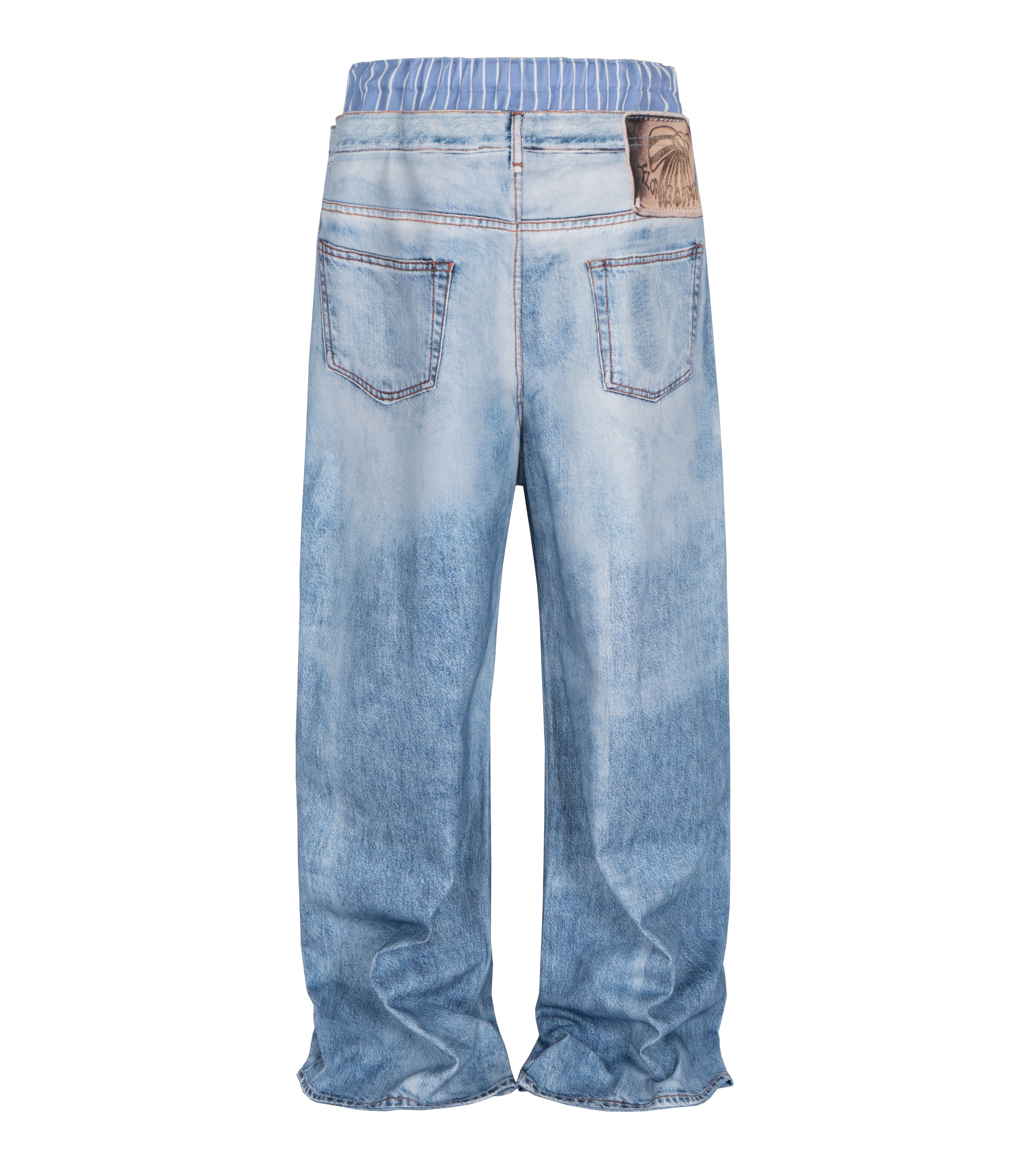 CONTRAST BOXER DENIM - URBANPICK FASHION