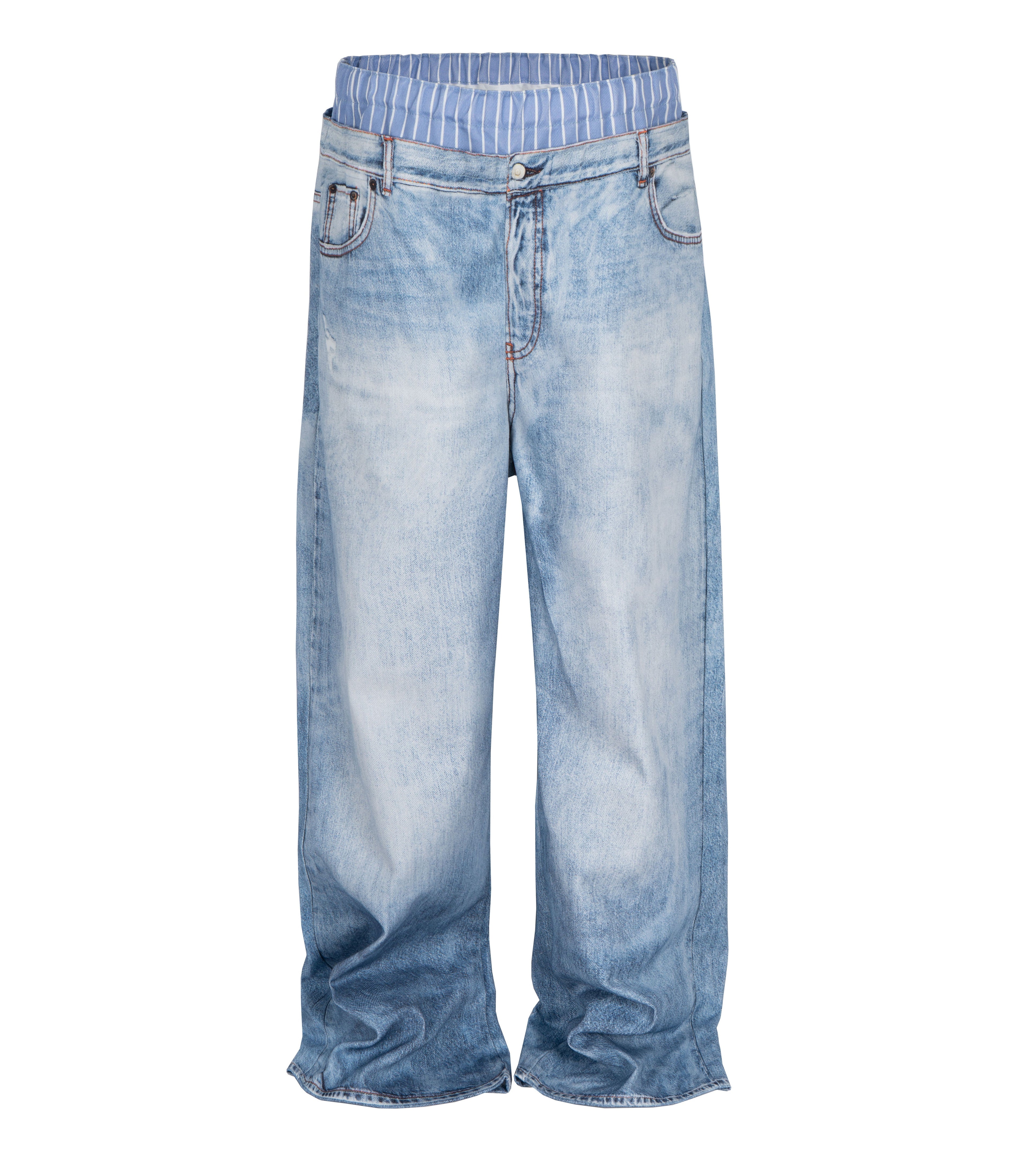 CONTRAST BOXER DENIM - URBANPICK FASHION