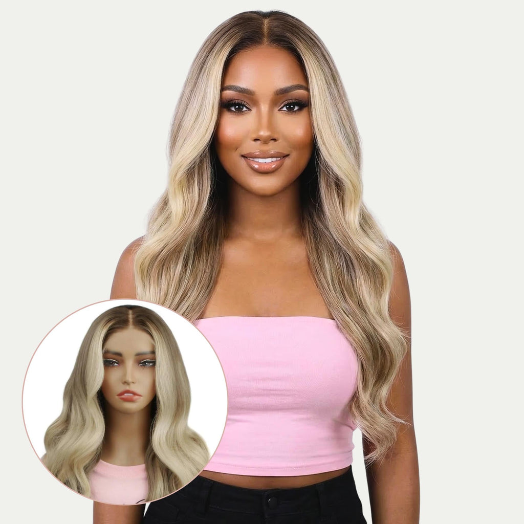 Raw Gabriella Glueless 5x5 HD Lace Professionally Colored 100% Human Hair Closure Wig - URBANPICK FASHION