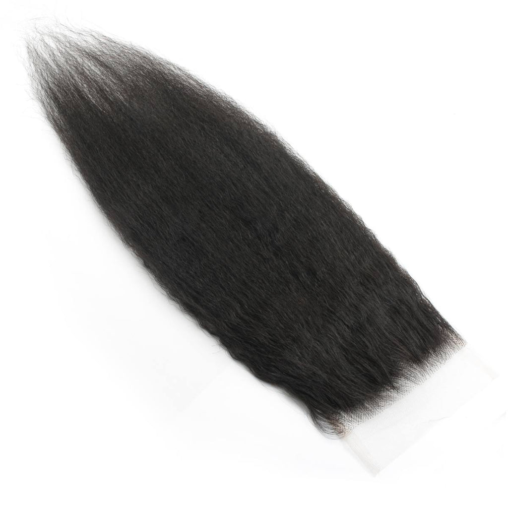 Kinky Straight 5x5 HD Lace Human Hair Closure - URBANPICK FASHION