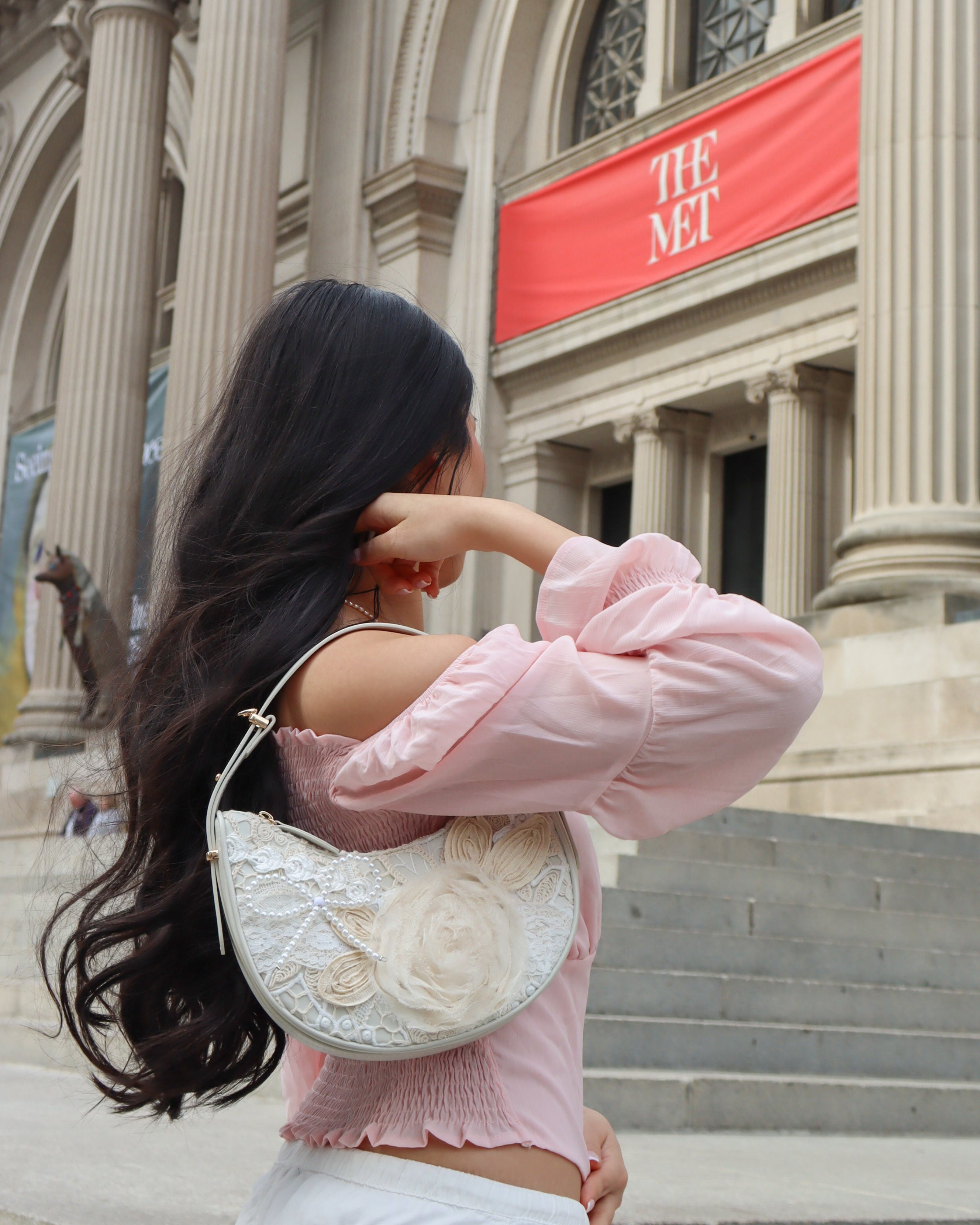 The Rosaline Lace Shoulder Bag - URBANPICK FASHION