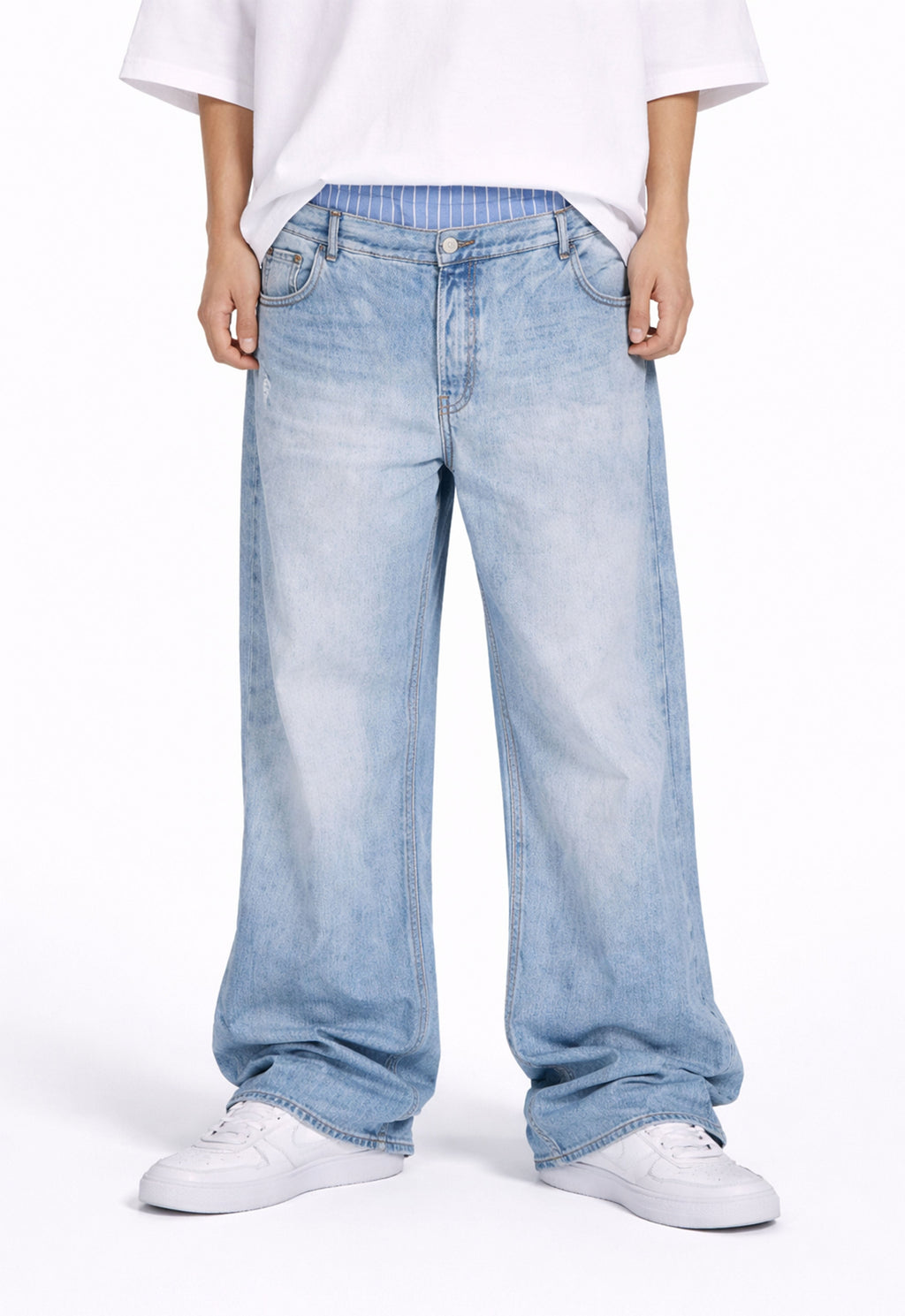 CONTRAST BOXER DENIM - URBANPICK FASHION