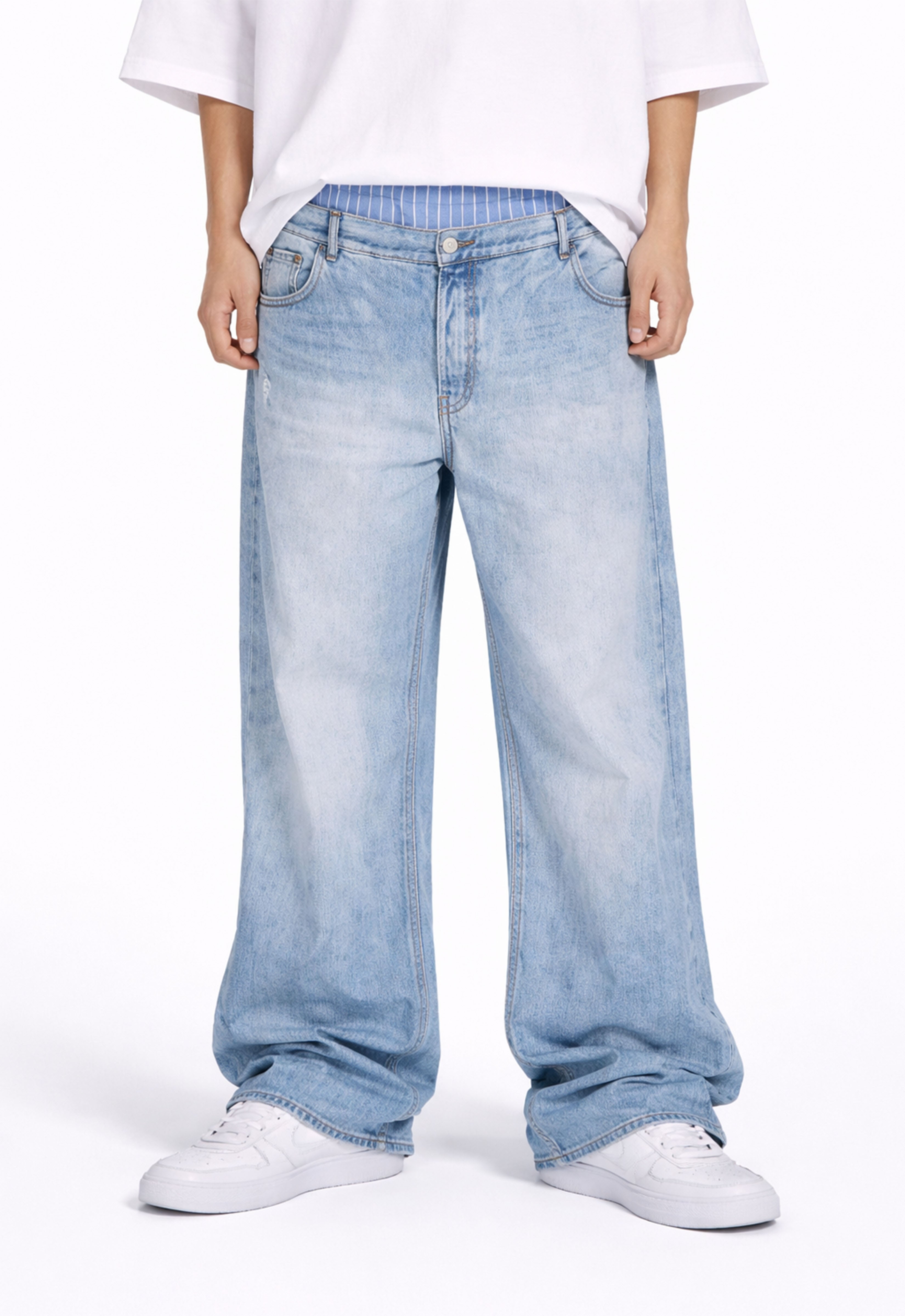 CONTRAST BOXER DENIM - URBANPICK FASHION