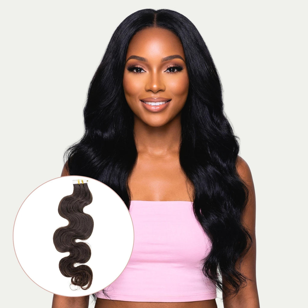 Raw Body Wave 100% Human Hair Tape In Extensions - URBANPICK FASHION