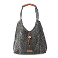 Myra Ravencliff Shoulder Bag in Midnight Stitch - URBANPICK FASHION
