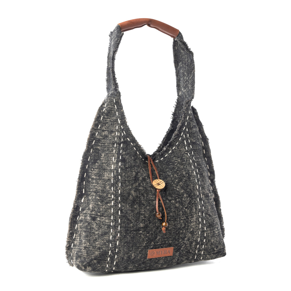 Myra Ravencliff Shoulder Bag in Midnight Stitch - URBANPICK FASHION