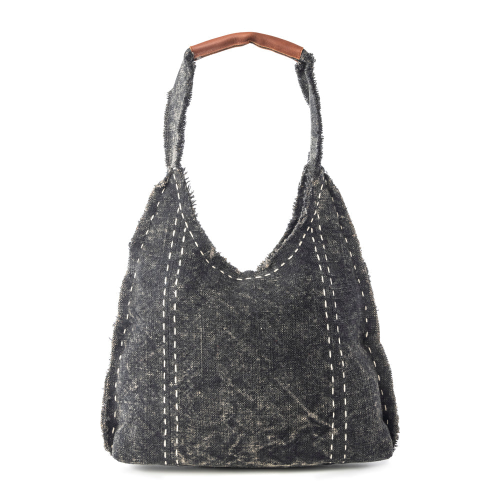 Myra Ravencliff Shoulder Bag in Midnight Stitch - URBANPICK FASHION