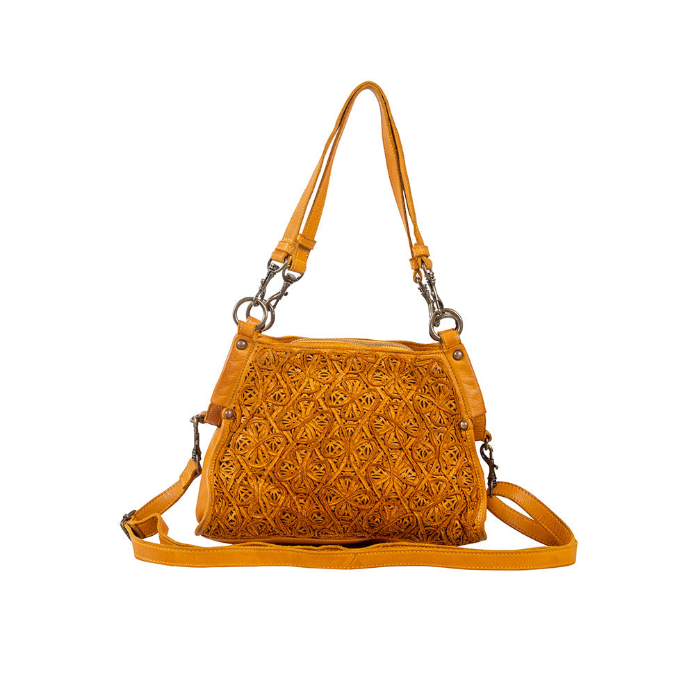 Effervescence Leather & Hair On Bag - URBANPICK FASHION