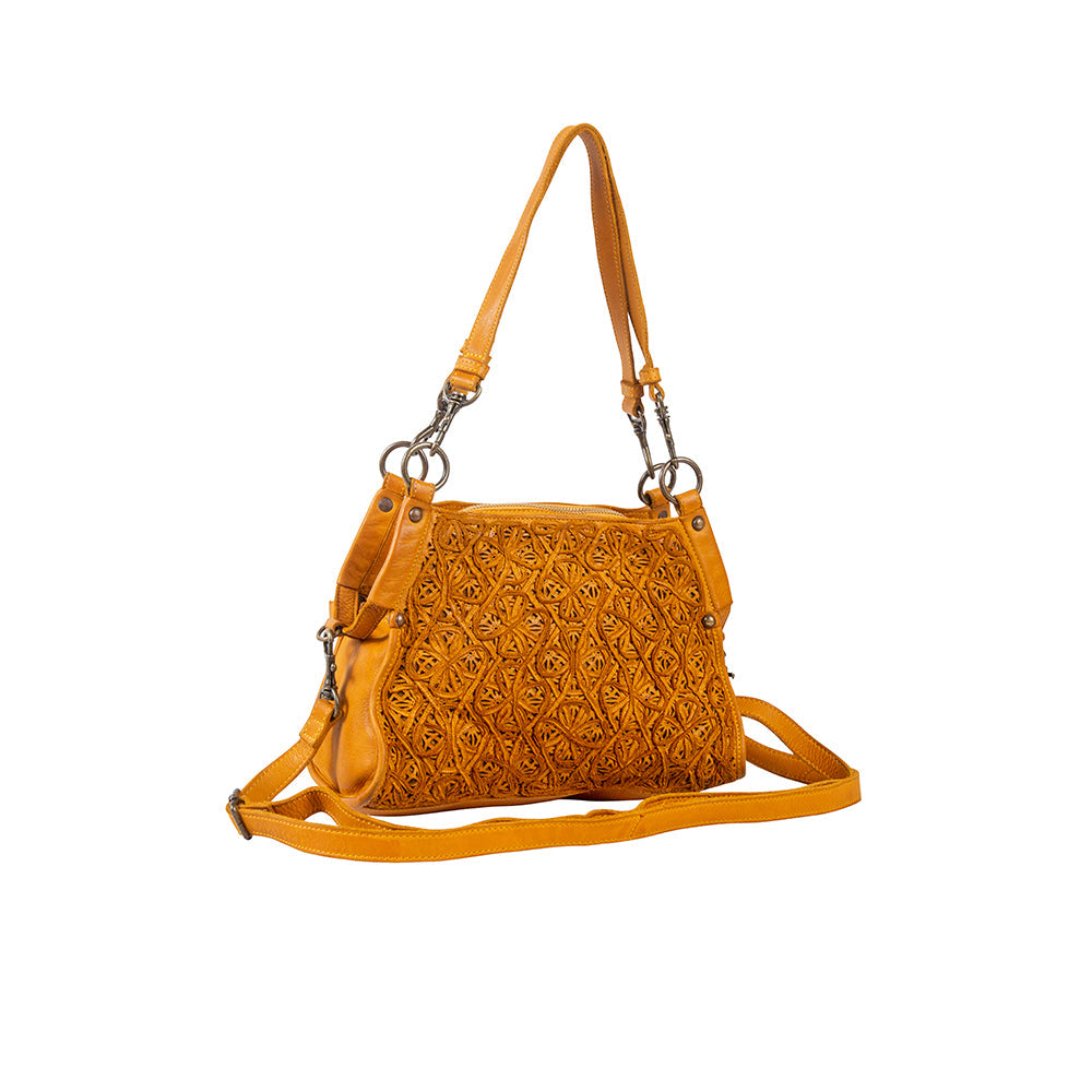 Effervescence Leather & Hair On Bag - URBANPICK FASHION