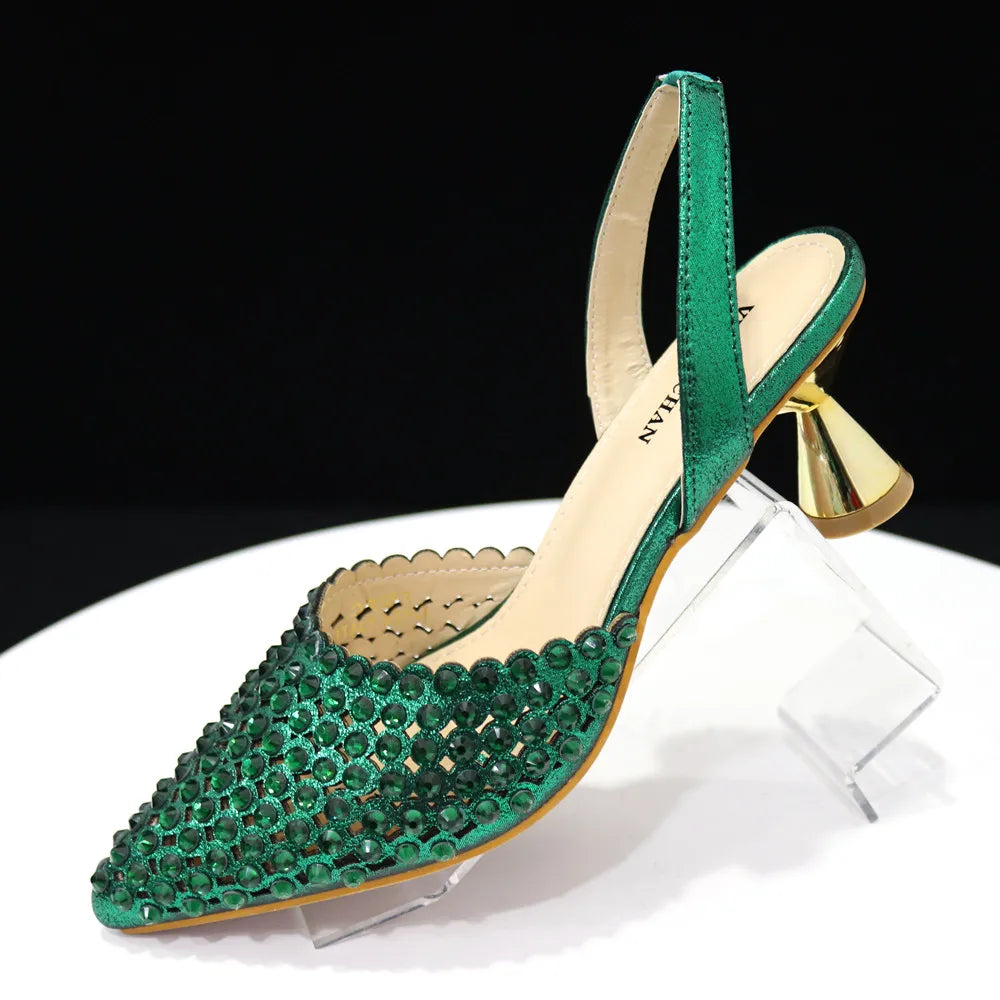 New Diamond Design Shoe and Bag Set - URBANPICK FASHION