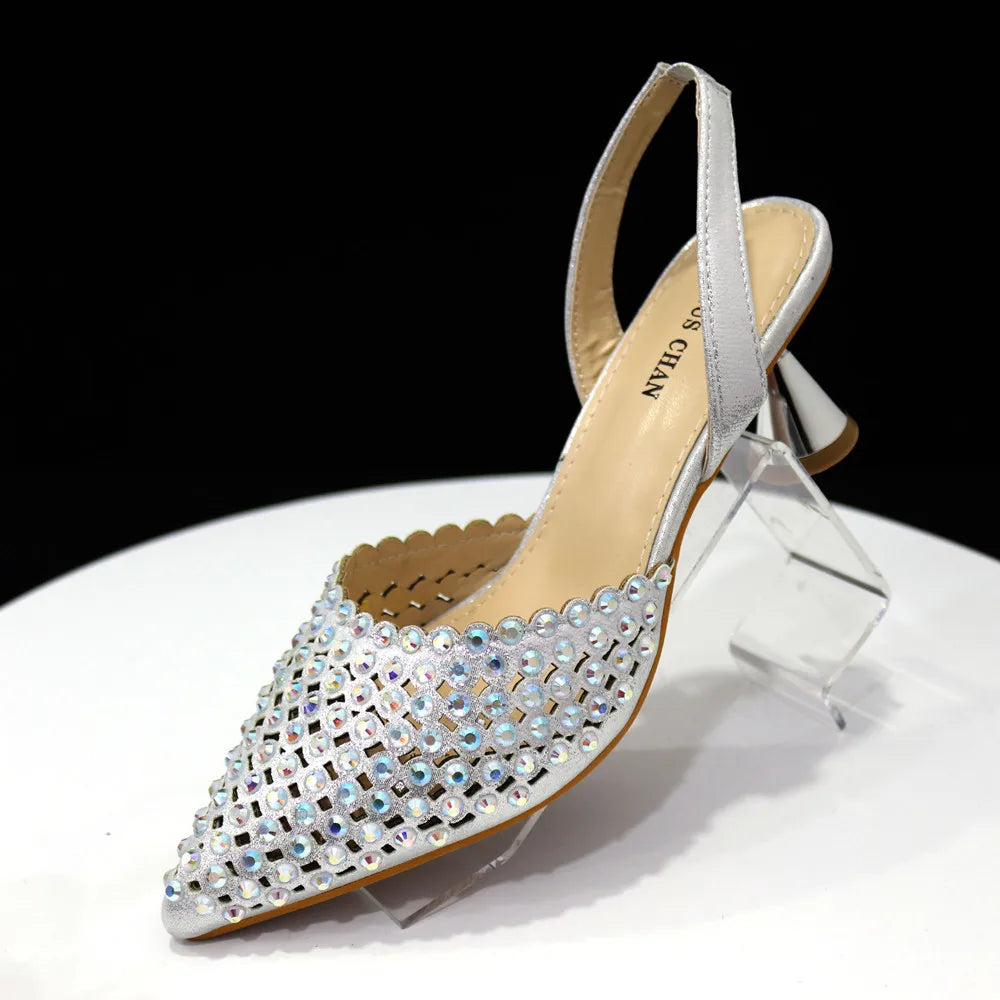 New Diamond Design Shoe and Bag Set - URBANPICK FASHION