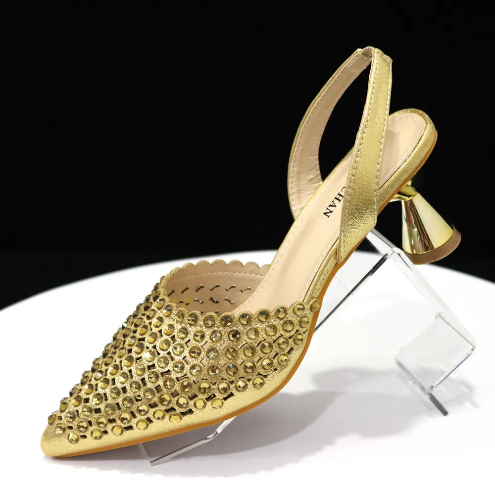 New Diamond Design Shoe and Bag Set - URBANPICK FASHION