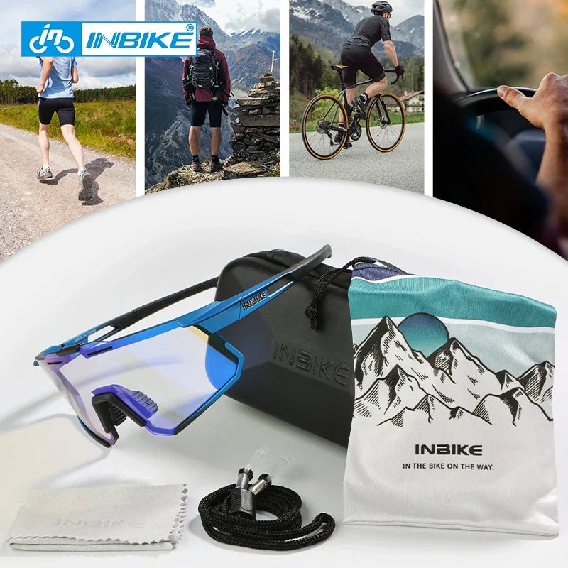 INBIKE Photochromic Cycling Sport Sunglasses
