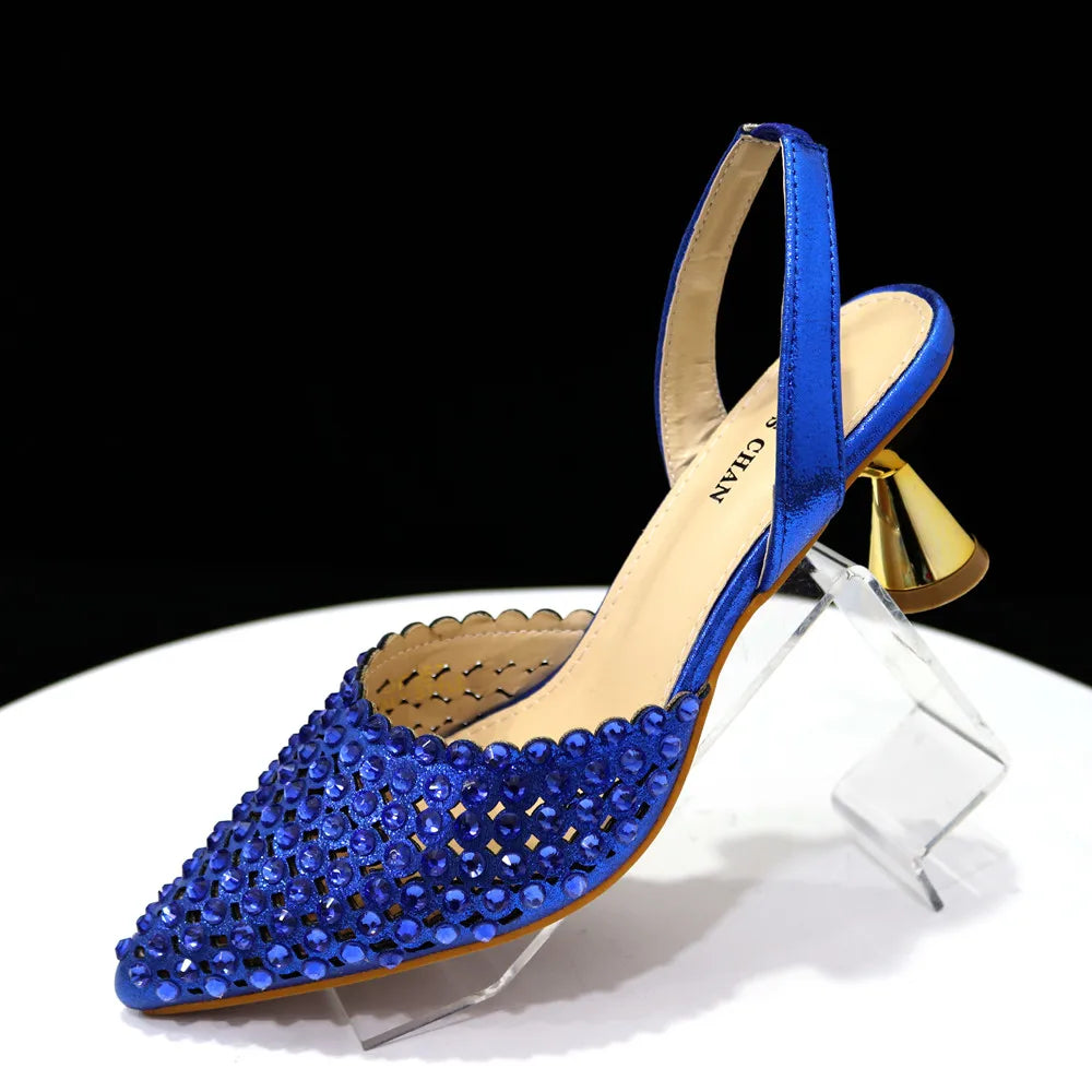 New Diamond Design Shoe and Bag Set - URBANPICK FASHION