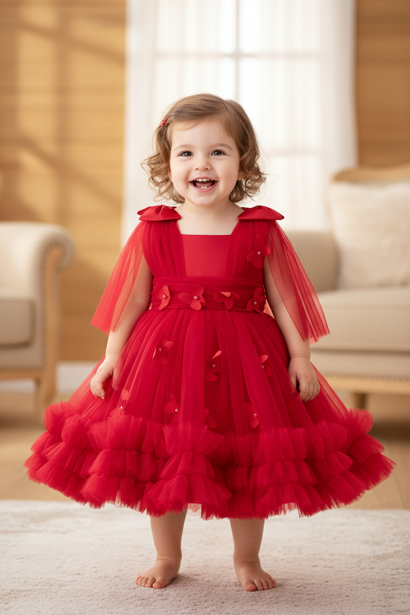 Toddler & Little Girls Birthday & Party Butterfly Dress - URBANPICK FASHION