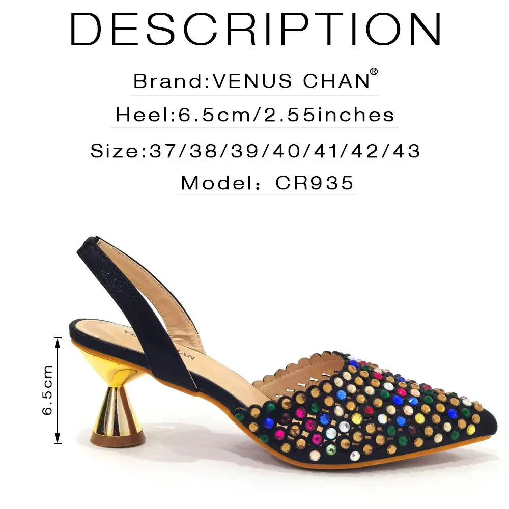 New Diamond Design Shoe and Bag Set - URBANPICK FASHION
