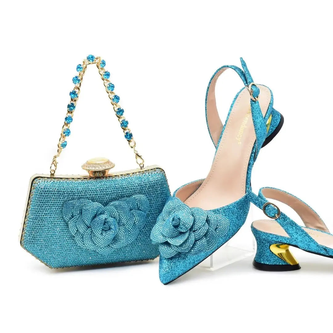 Italian Shoes And Bag Sets For Evening Party HAB1-16 - URBANPICK FASHION