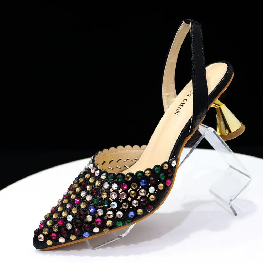 New Diamond Design Shoe and Bag Set - URBANPICK FASHION