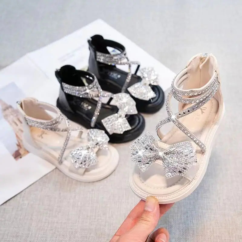 New Summer Girls' Sandals with Rhinestones - URBANPICK FASHION