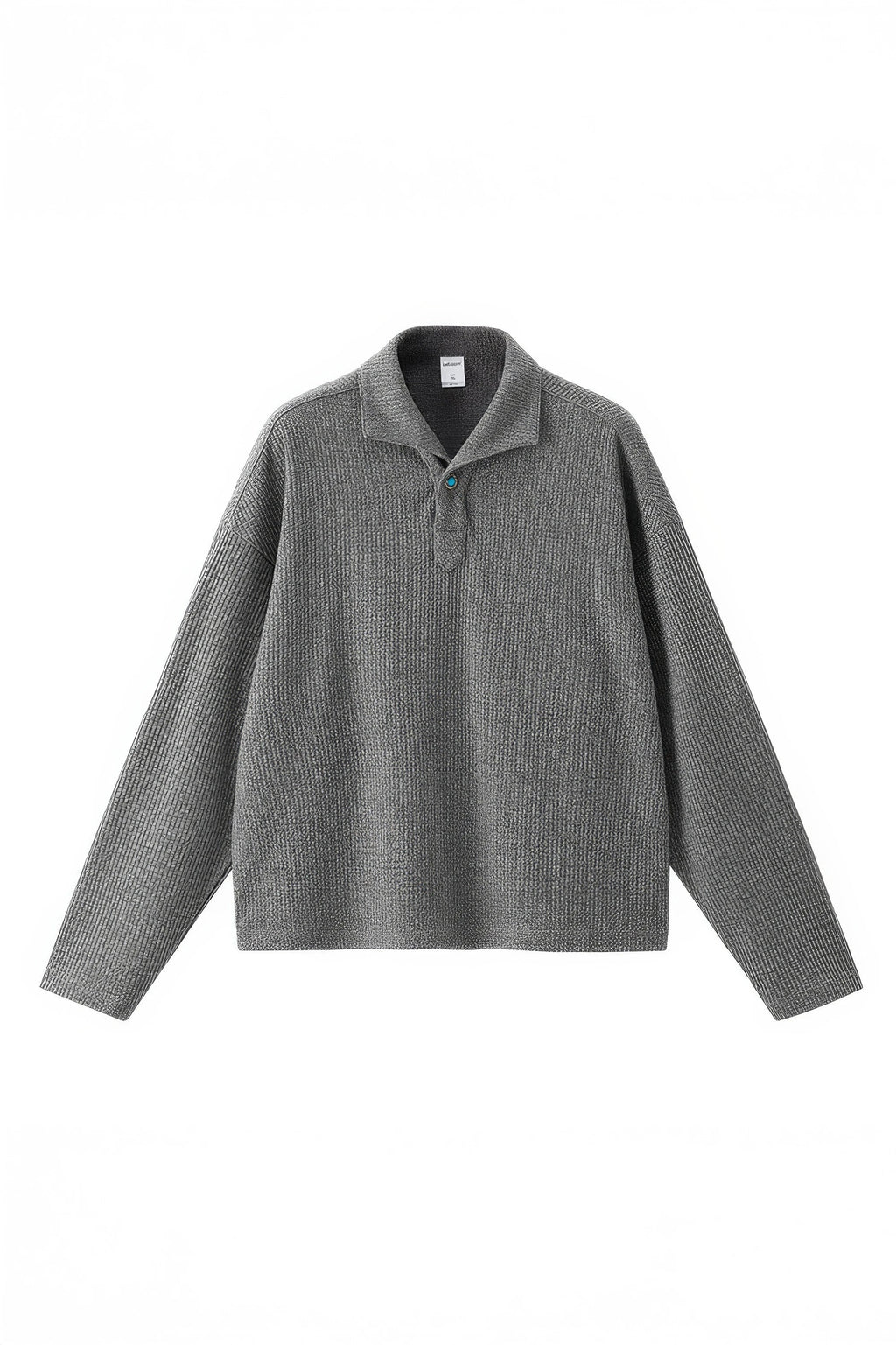 Vintage Italian Polo Shirt - Long Sleeve, Loose Fit, Classic Collared - URBANPICK FASHION