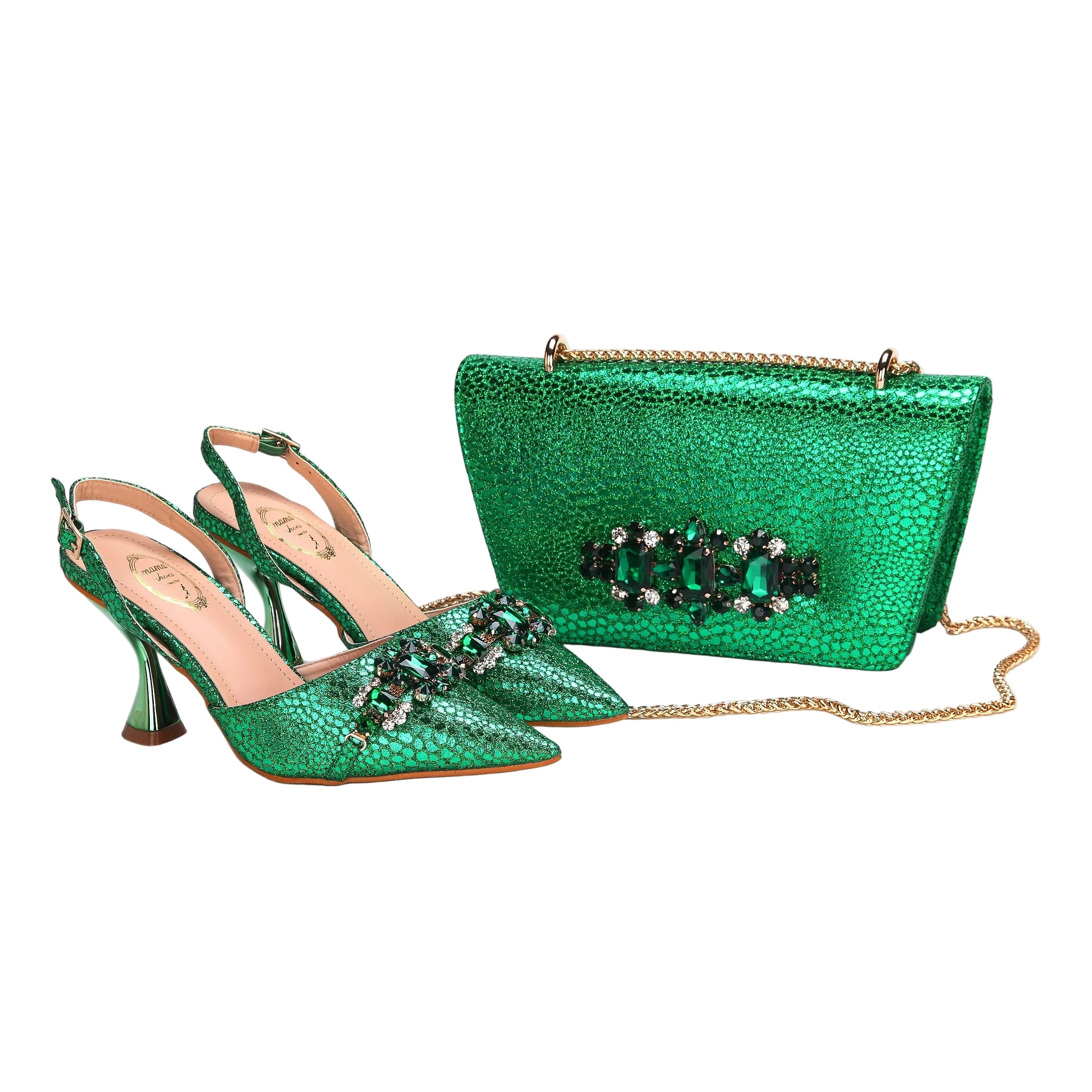 Women's Shoes and Bag Set with Pointed Toe EDN349 - URBANPICK FASHION
