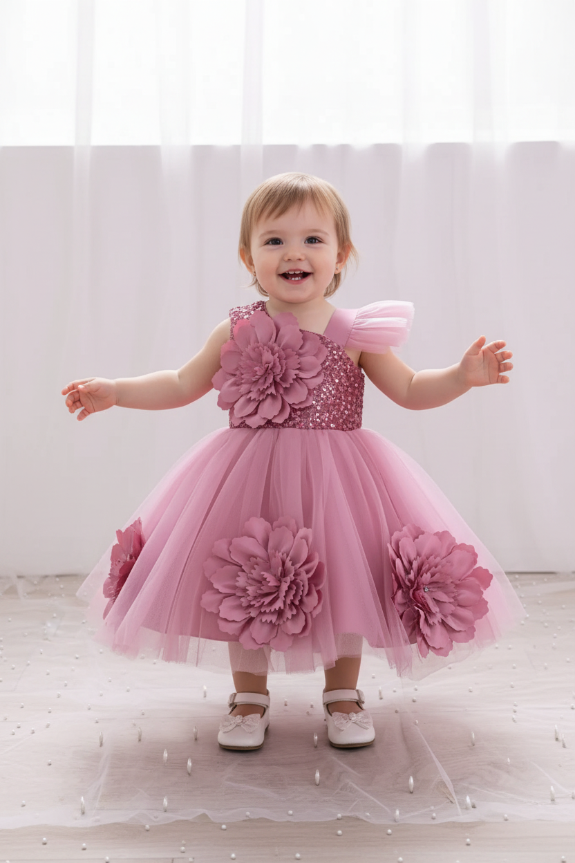 Toddler & Little Girls Birthday & Party Butterfly Dress - URBANPICK FASHION