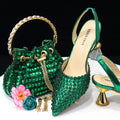 New Diamond Design Shoe and Bag Set - URBANPICK FASHION
