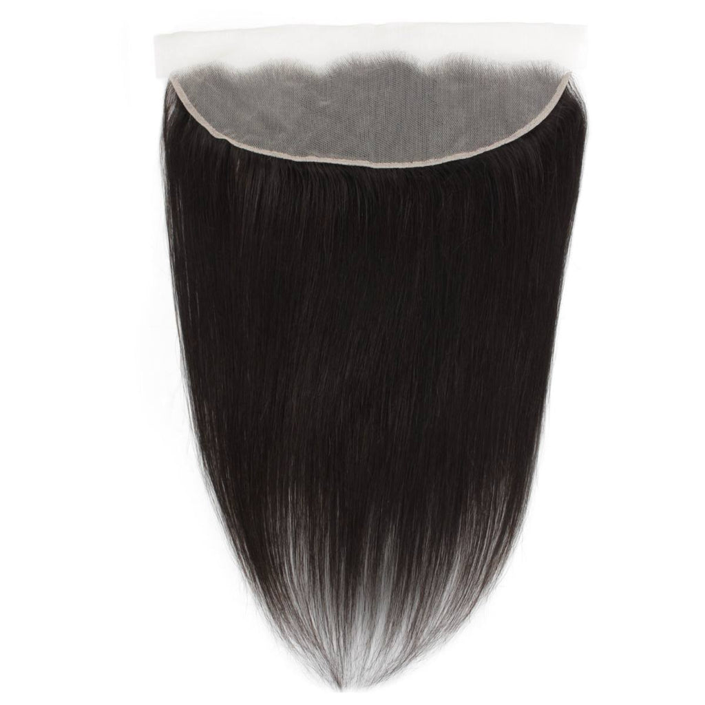 Brazilian Straight 13x4 Transparent Lace Human Hair Frontal - URBANPICK FASHION