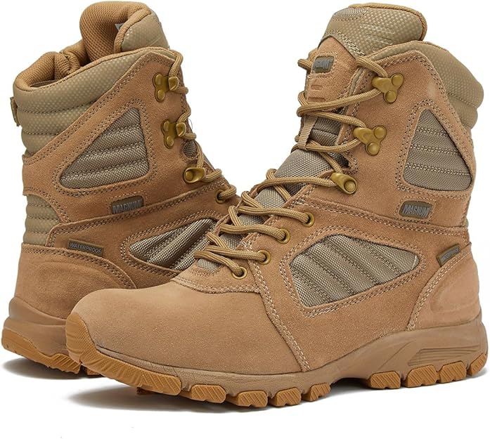 MAG STORM 8" Desert Military Tactical Boot SZ WP - URBANPICK FASHION