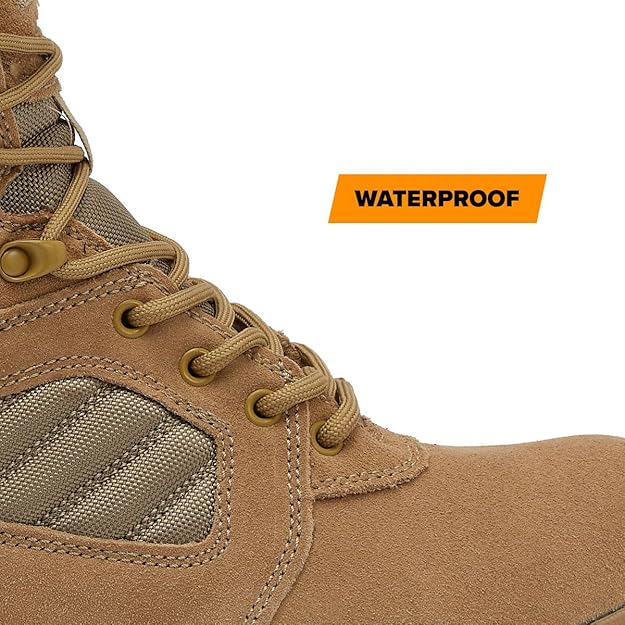 MAG STORM 8" Desert Military Tactical Boot SZ WP - URBANPICK FASHION
