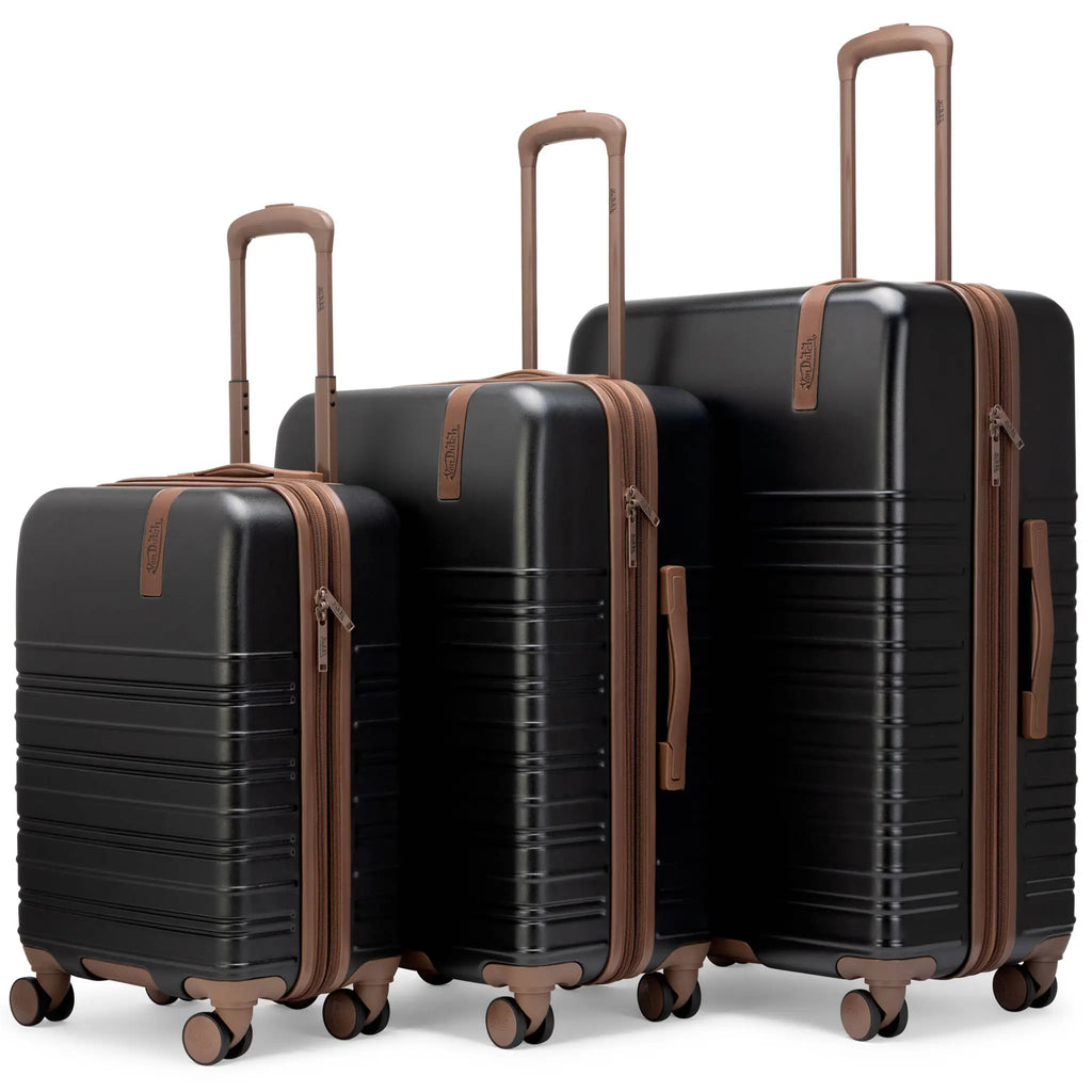 Retro Trek 3-Piece Expandable Hardside Spinner Luggage Set - URBANPICK FASHION