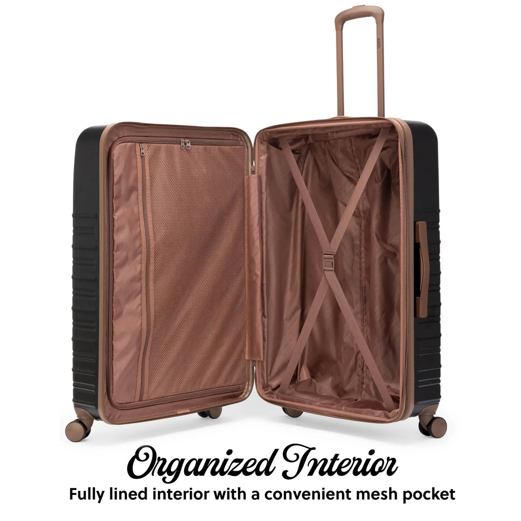 Retro Trek 3-Piece Expandable Hardside Spinner Luggage Set - URBANPICK FASHION