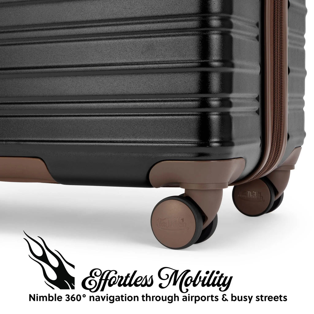 Retro Trek 3-Piece Expandable Hardside Spinner Luggage Set - URBANPICK FASHION
