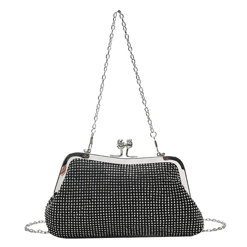 Crossbody Clip Chain Bag for Stylish Outings - URBANPICK FASHION