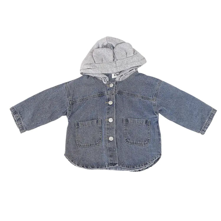 Children's Long Sleeve Denim Jacket for Boys and Girls - URBANPICK FASHION
