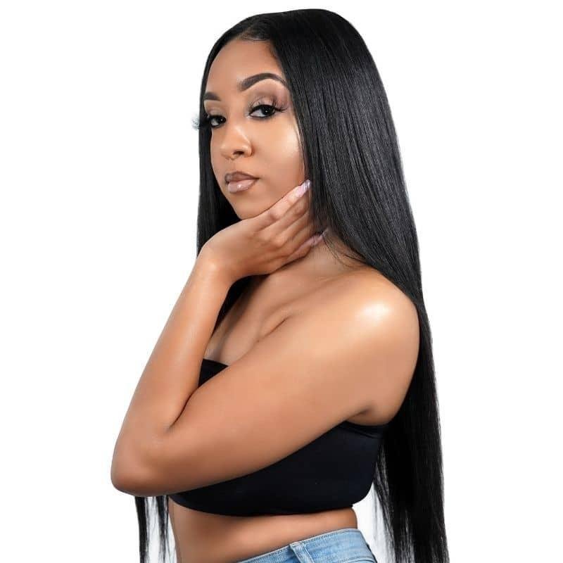 Straight 13x4 HD Lace Front Human Hair Wig - URBANPICK FASHION