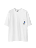 Men's Embroidered Tennis Player Round Neck T-Shirt - URBANPICK FASHION