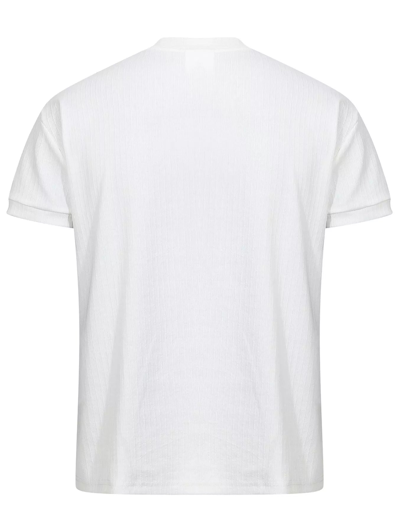 Men's Textured Short Sleeve T-Shirt - URBANPICK FASHION