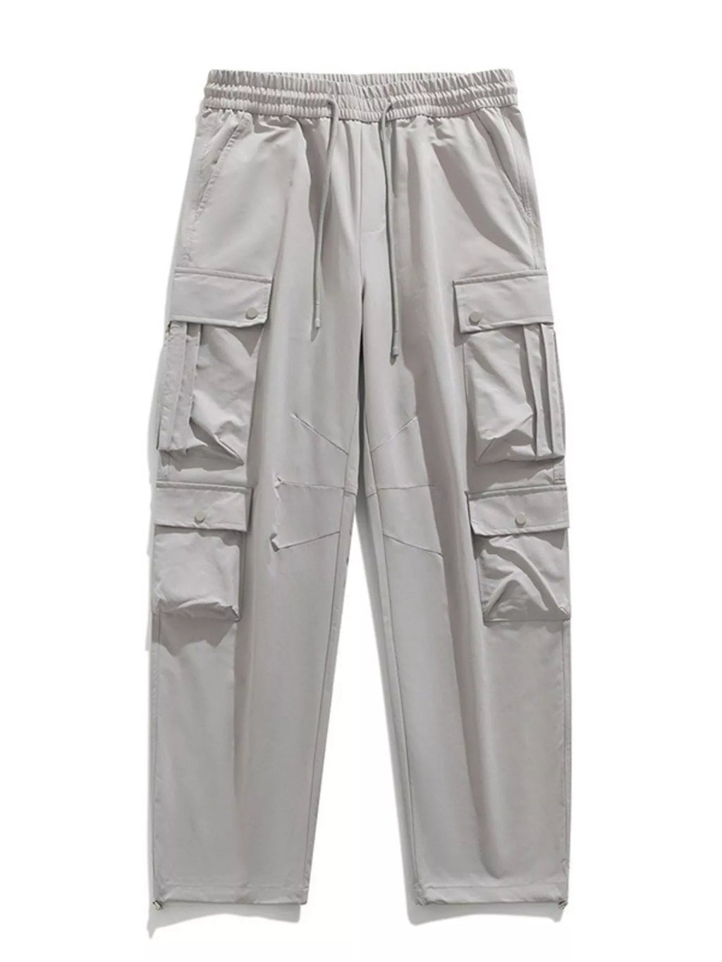 Men's Plus Size Loose Fit Multi-Pocket Cargo Pants - URBANPICK FASHION