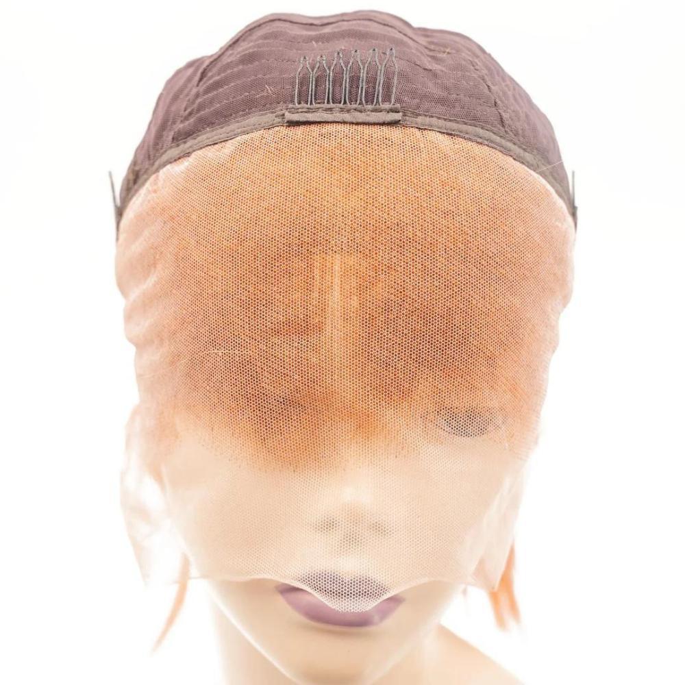 Cinnamon 13x4 Transparent Lace Front 100% Human Hair Bob Wig - URBANPICK FASHION
