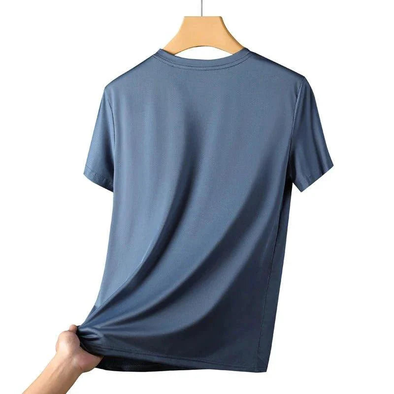 CHRLCK Men's Quick Dry Running T Shirt Size M Breathable Outdoor Sports Tee Hiking Fishing Summer Essentials - URBANPICK FASHION
