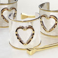 Cody - Horseshoe Heart Ponytail Cuff in Two Tone - URBANPICK FASHION