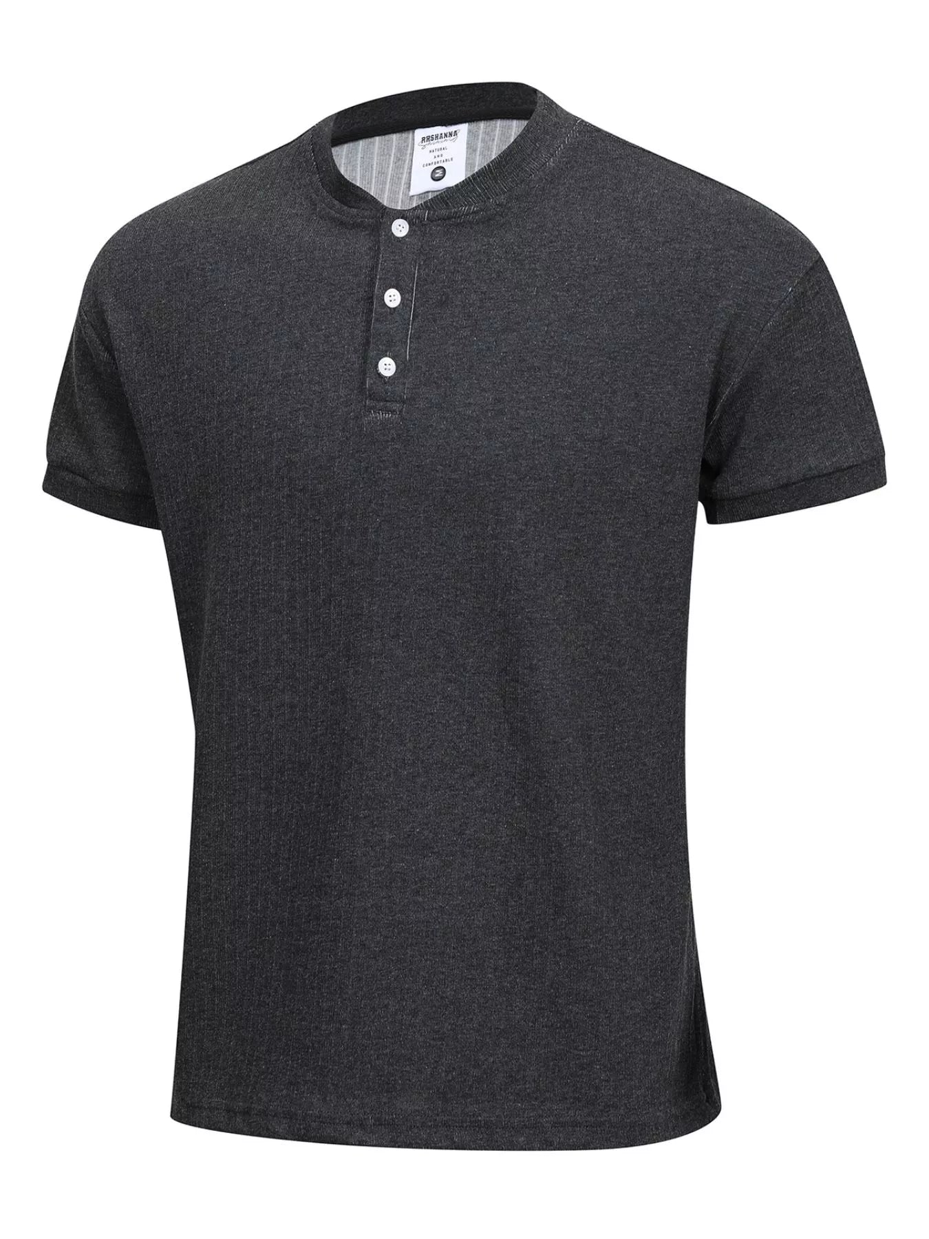 Men's Textured Short Sleeve T-Shirt - URBANPICK FASHION