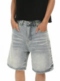 Men's Wash Relaxed Fit Denim Shorts - URBANPICK FASHION